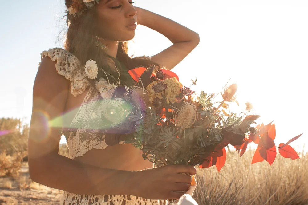 Backlit styled shoot